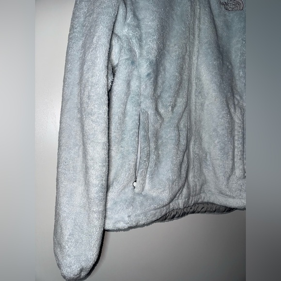 The North Face Fleece Osito Zip Up Jacket Women Size Small Light Blue Polyester - Picture 6 of 14